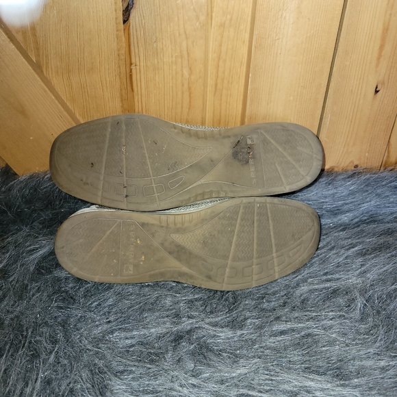 Sperry Gold Shimmer "Boat Shoe" Womens Size 8m - Picture 9 of 9